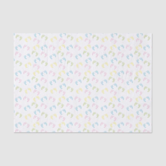 Mousseline Papier de tissus coloré pour bébé (Recto)