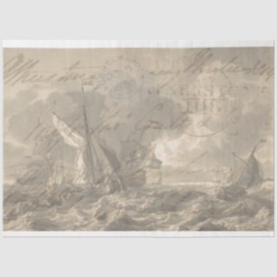 Mousseline Papier de tissus de découpage de meubles nautiques