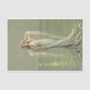 Mousseline Papier de tissus de découpage Vintage sirène Nymph