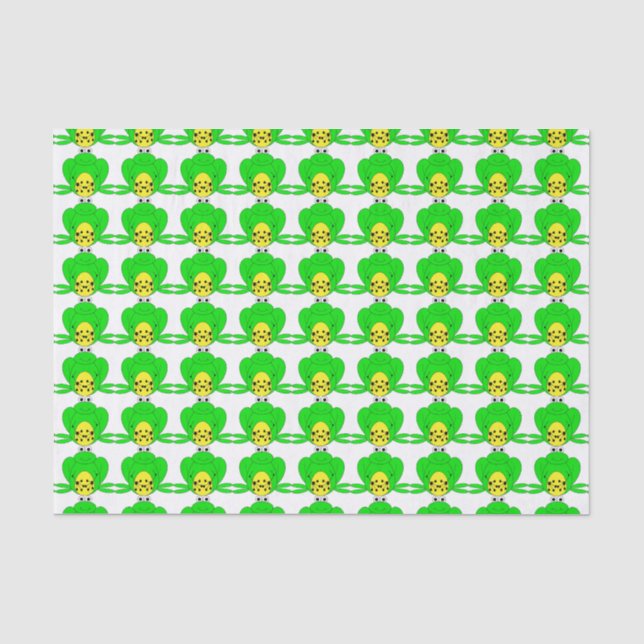 Mousseline Papier de tissus de grenouille (Recto)
