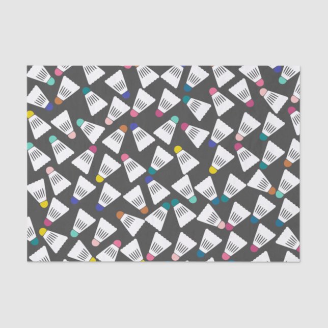 Mousseline Papier de tissus de joli badminton (Recto)