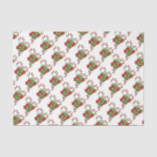 Mousseline Papier de tissus de Noël/Sucres de canne