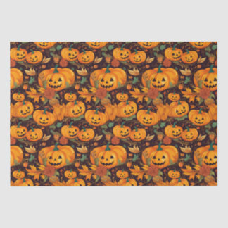 Mousseline Papier de tissus de récolte de Citrouilles d'autom