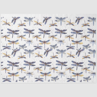 Mousseline Papier de tissus Dragonfly