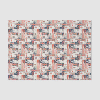 Mousseline Papier de tissus London Post