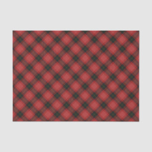 Mousseline Papier de tissus Motif Festif Rouge pour Rustique