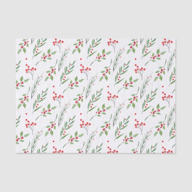 Mousseline Papier de tissus Motif mixte de Noël (Recto)
