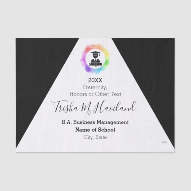 Mousseline Papier de tissus noir et blanc HAMbyWG (Recto)