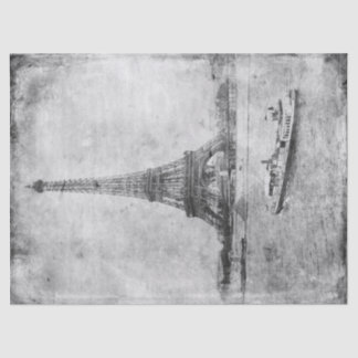 Mousseline Papier de tissus ou de découpage Paris Vintage