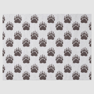 Mousseline Papier de tissus Parties scintillant Brown blanc