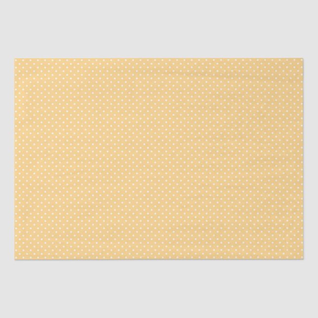 Mousseline Papier de tissus/Pois de pêche (Recto)