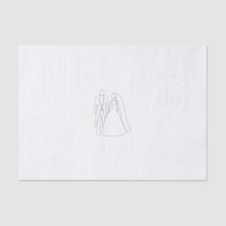 Mousseline Papier de tissus pour Mariage ou douche