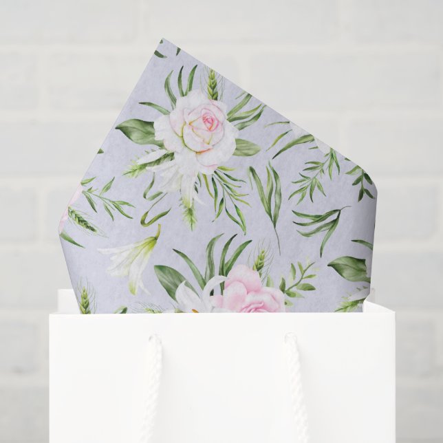 Mousseline Papier de tissus rose (Sac cadeau)