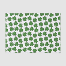 Papier de tissus Shamrock texturé