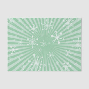 Mousseline Papier de tissus vert clair moderne pour les flocs