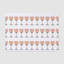 Mousseline papier de verre de vin rosé