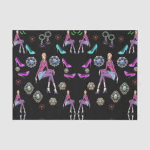 Mousseline Papier décoratif chaussures pour adolescents