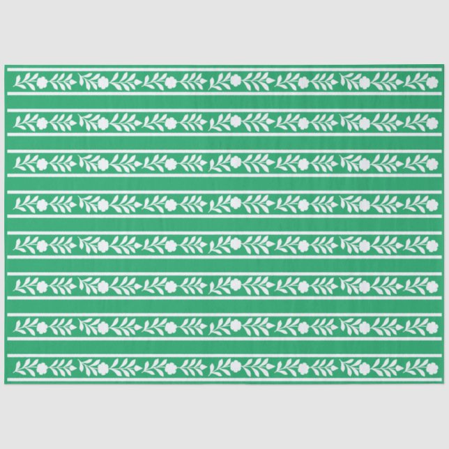 Mousseline Papier Découpage à Bordure Florale avec Incrustati (Recto)
