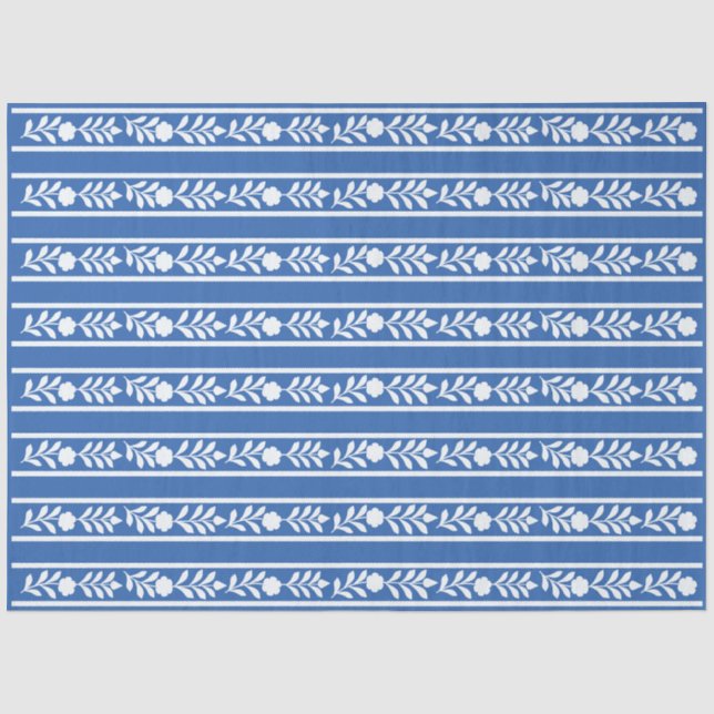 Mousseline Papier Découpage à Bordure Florale avec Incrustati (Recto)