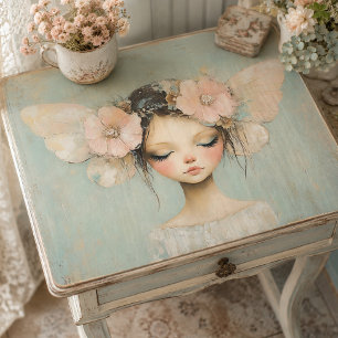 Mousseline Papier decoupage ailes de papillon de fée florale