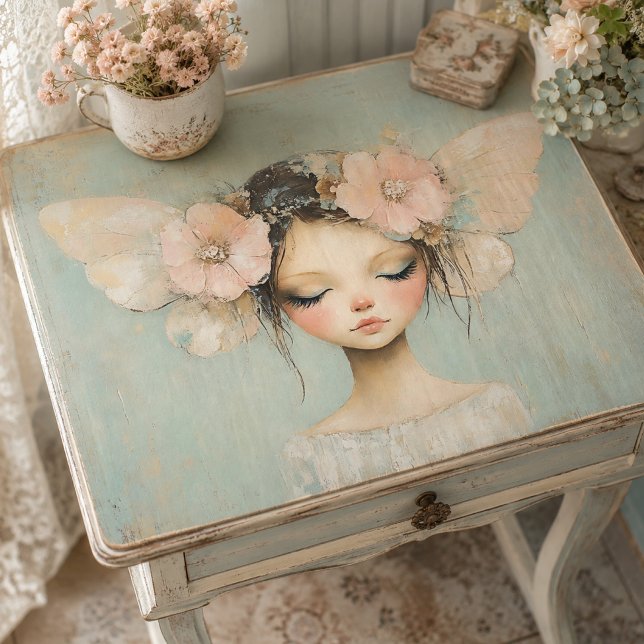 Mousseline Papier decoupage ailes de papillon de fée florale  (Créateur téléchargé)
