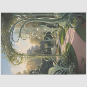 Mousseline Papier Découpage de jardin Surreal Nouveau