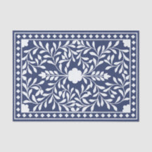 Papier Découpage Encrustation d'Os Traditionnel Bl