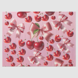Mousseline Papier d'emballage à motif de nœud papillon cœur C