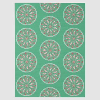 Mousseline Papier d'emballage de vacances ornement vintage