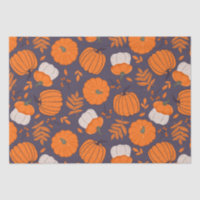 Papier d'emballage motif citrouille d'Halloween