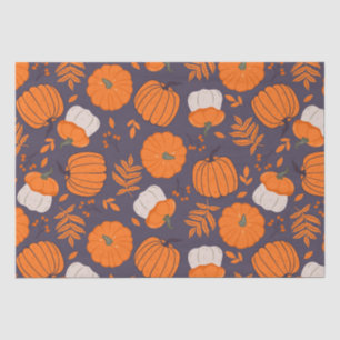 Mousseline Papier d'emballage motif citrouille d'Halloween