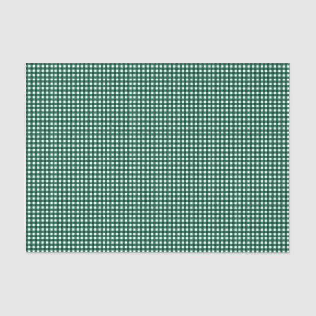 Mousseline Papier d'enrobage En vichy-Jade (Recto)
