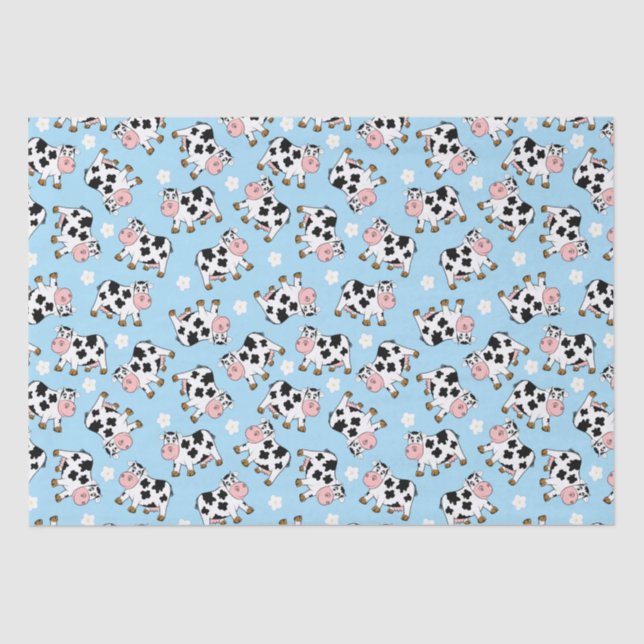 Mousseline Papier d'enveloppement de la vache mignonne (Recto)