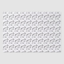 Papier d'enveloppement de poisson noir brun en noi