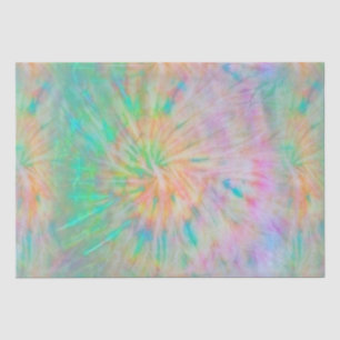 Mousseline Papier d'enveloppement de teinture arc-en-ciel