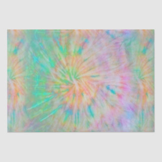 Mousseline Papier d'enveloppement de teinture arc-en-ciel