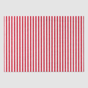 Mousseline Papier d'enveloppement rayé rouge et blanc