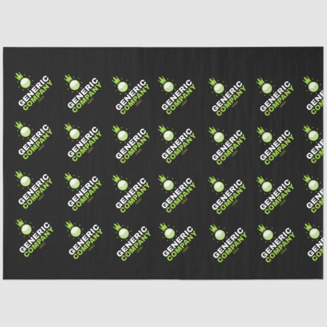 Mousseline Papier en tissu de marque unique foncé (Recto)