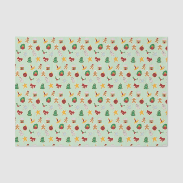 Mousseline Papier mouchoir à pain d'épice (Recto)