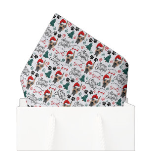 Mousseline Papier mouchoir de Noël Grand Danois
