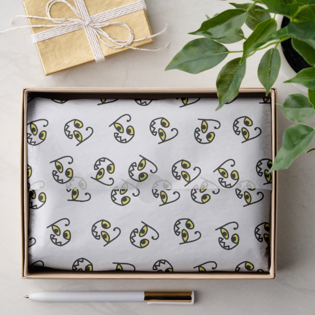 Mousseline Papier mouchoir de poche monstrueux - blanc (Cadeau)