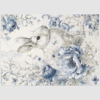 Mousseline Papier mouchoir en forme de lapin en porcelaine