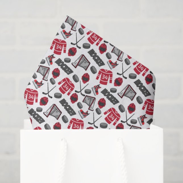 Mousseline Papier mouchoir hockey (Sac cadeau)