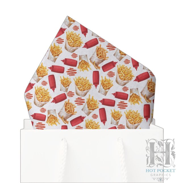 Mousseline Papier mouchoir Ketchup & Frites (Créateur téléchargé)