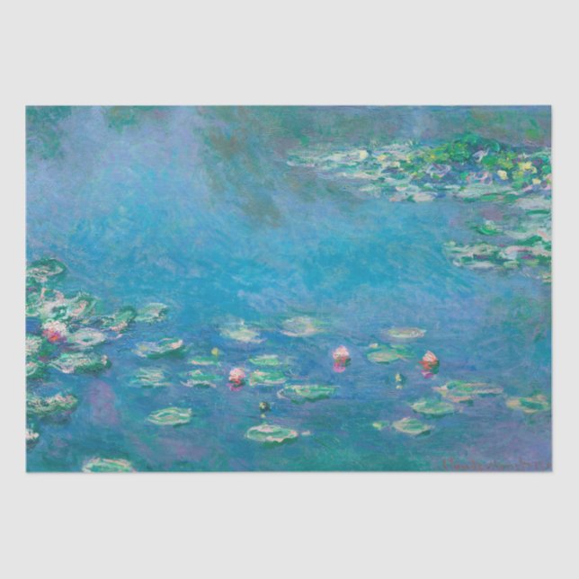 MOUSSELINE PAPIER MOUSSELINE: CLAUDE MONET : NÉNUPHAR (Recto)