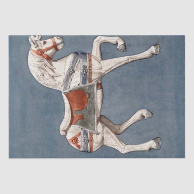 MOUSSELINE PAPIER MOUSSELINE: HENRY MURPHY : CAROUSEL HORSE 1 (Recto)