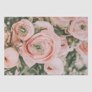 MOUSSELINE PAPIER MOUSSELINE: PEONIES ROSES
