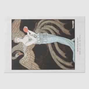 MOUSSELINE PAPIER MOUSSELINE: POSTER VINTAGE : GEORGE BARBIER