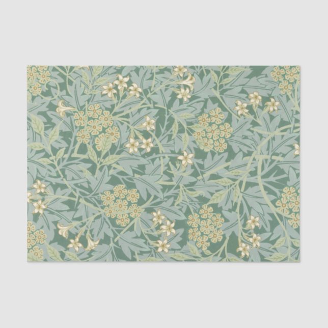 MOUSSELINE PAPIER MOUSSELINE: WILLIAM MORRIS : JASMINE 1896 (Recto)