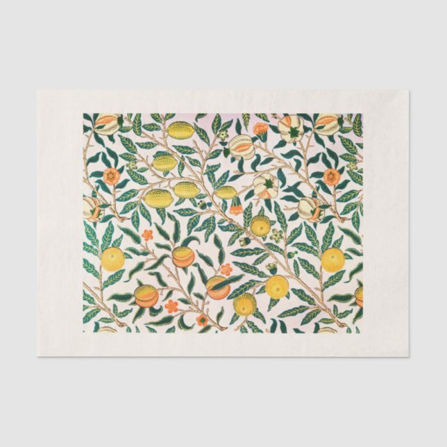 MOUSSELINE PAPIER MOUSSELINE: WILLIAM MORRIS : POMEGRANATE (Recto)